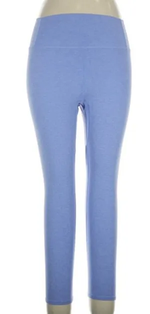 Free People Movement Blue High Rise Ankle 7/8 Leggings XL Solid Yoga Workout thumbnail 1
