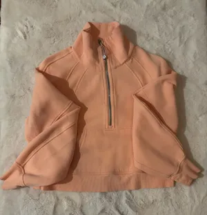 Lululemon Peach Satin Scuba Cropped thumbnail 1