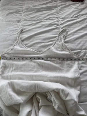 Ava + Esme Women’s Lightweight Slip Dress - White size M thumbnail 5