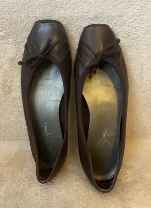 Jessica Simpson Brown Ballet Flat thumbnail 2