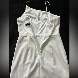 Lulus Party for Two Ivory‎ Asymmetrical Bodycon Mini Dress White Size Medium thumbnail 10