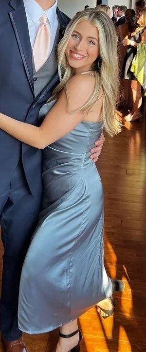 Blue formal dress thumbnail 1