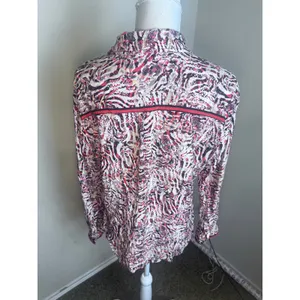 Liverpool Los Angeles Mixed Animal Print Button Down Shirt blouse career Large thumbnail 4