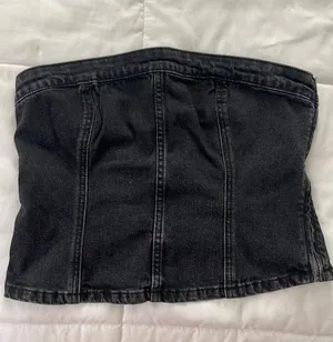 Abercrombie Denim Tube Top thumbnail 1