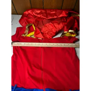 Leg Avenue Comic Book Girl Costume Plus Size 1X/2X Superhero 3 Piece Red Blue thumbnail 7