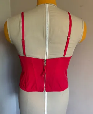 Urban Outfitters Red Corset Top thumbnail 6