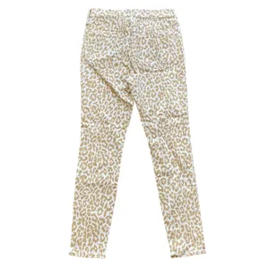 💎 J CREW Skinny Jean Womens Sz 28 Toothpick High Rise Tan Leopard Safari Jungle thumbnail 6