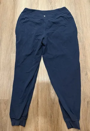 Lululemon Align Jogger Women's 12 Navy 28"‎ Stretch High Rise Athletic Travel thumbnail 1