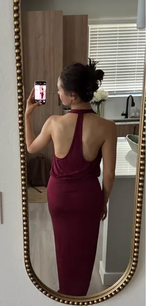 YFB revolve maxi dress Red thumbnail 3