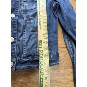 Aeropostale Women Size Small‎ Jean Jacket Denim Trucker Y2K Hippie Preppy City thumbnail 5