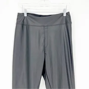 Offline by‎ Aerie Black Faux Leather Leggings Women's Size XL Street Style thumbnail 4