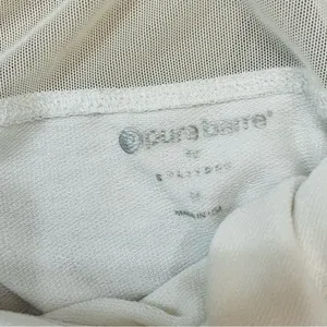 pure barre white one sleeve white active shirt sz Medium thumbnail 7