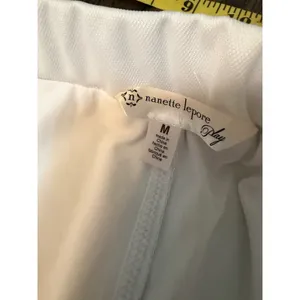 nanette lepore play white Athletic skort green trim Tennis Skort Sz M NWT thumbnail 8