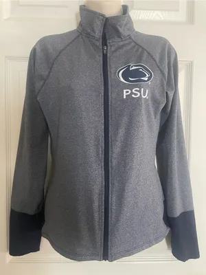Women's Penn State Gray‎ Full-Zip Jacket Size Small thumbnail 1