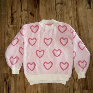 Heart sweater Pink Size L thumbnail 1