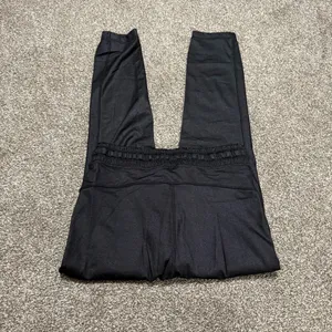 Lululemon Black Shine Joggers Size 4 thumbnail 3