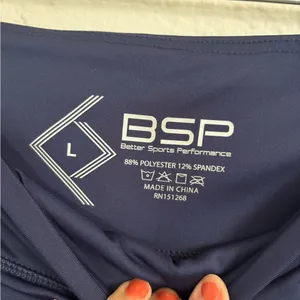 BSP Capri Navy Leggings Size‎ L Blue Size L thumbnail 6