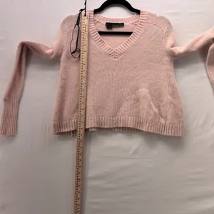 360‎ Cashmere Crop Sweater Pink Small thumbnail 11