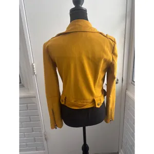 Ivonne Faux Suede Moto Biker‎ Jacket 6 maximalist layered boho grunge rocker thumbnail 8