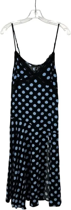 Forever 21 Blue/Black Midi Dress thumbnail 4