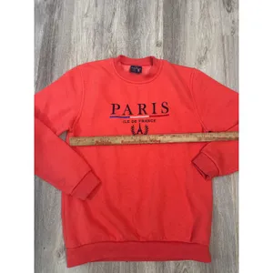 Paris Tour D'Or Women Red Graphic Sweatshirt‎ Paris Ile De France Size Large thumbnail 5