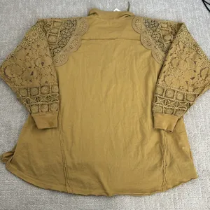 NEW NWT We The Free Olivia Tunic antelope brown long sleeve collared pullover thumbnail 10
