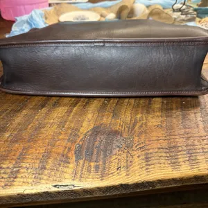 RARE Coach 1970's Vtg Brown Leather Bonnie Cashin Sm Briefcase Bag Made in NYC! thumbnail 5
