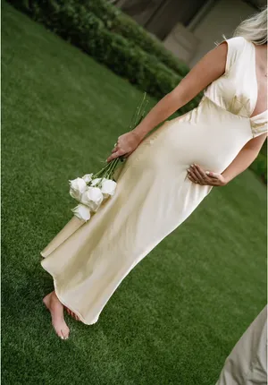 Amazon Satin Maxi Dress thumbnail 4