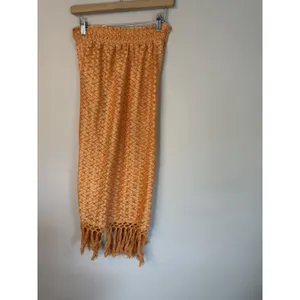 Ramy Brook Gaia Metallic Faux Wrap Maxi Skirt Coverup Size S retail $245 thumbnail 4