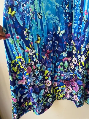 Plus Sz XXL Maxi Dresse Floral Summer Beach Evening Party V Neck‎ Pullover thumbnail 3