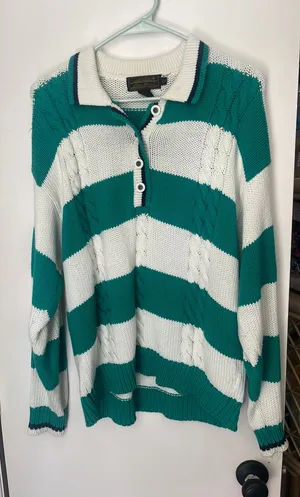 Vintage Eddie Bauer striped sweater thumbnail 1