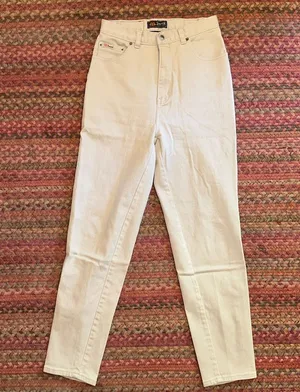 Vtg Tan Route 66 Stretch High Rise Slim Fit Jeans thumbnail 1