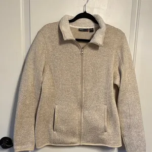 Swiss Tech Beige Teddy Jacket Size L thumbnail 1