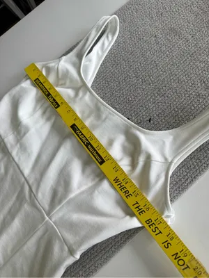 Lulu's White Square Neck Mini Dress Size Large NWT thumbnail 6