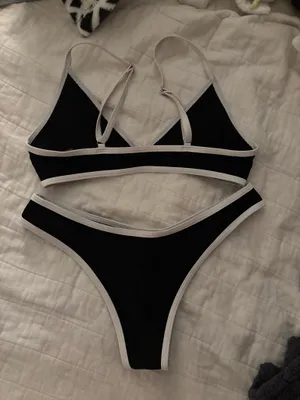 Black and White Bikini thumbnail 2