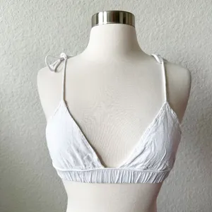 437 White Tie Shoulder Bikini Top thumbnail 9