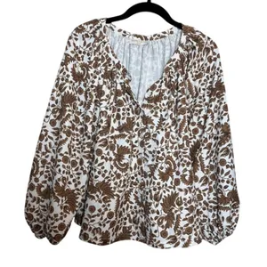 Smith & Quinn Dirty Dancing Balloon Sleeve Blouse Women’s Size S thumbnail 2