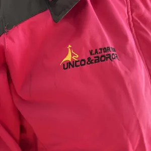 Unco & Boror Women's Size XL Pink & Black Down Hooded‎ Parka Jacket Coat Hooded thumbnail 2