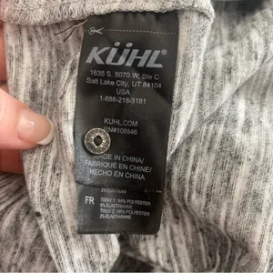 KUHL‎ Svenna Gray Space Dye Henley Top Women's Small Long Sleeve Pullover thumbnail 8