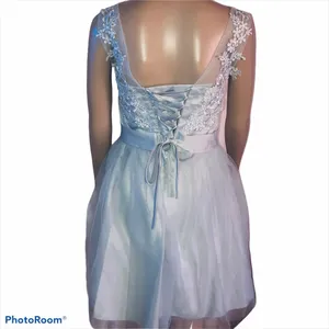 Gorgeous special occasion lace tulle dress thumbnail 6