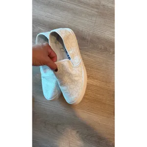 Calvin Klein Marren White Monogram Logo Slip On Sneakers Shoes size 6.5 thumbnail 5