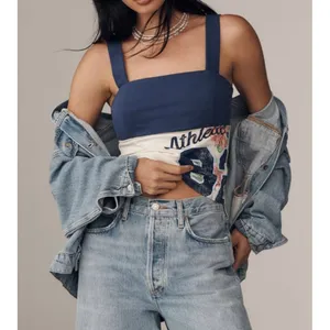 Maeve Anthropologie Reworked Sporty Tank Top Size M thumbnail 4