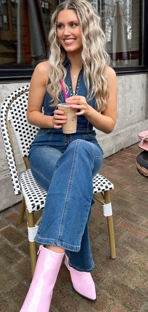 Cider Denim Jumpsuit thumbnail 2