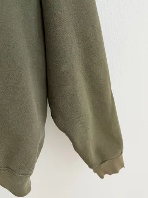 Green Bay Football Distressed Olive Green Hoodie Pullover thumbnail 5
