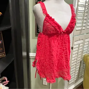 Victoria’s Secret The Lacie Babydoll Lingerie – Size M thumbnail 4