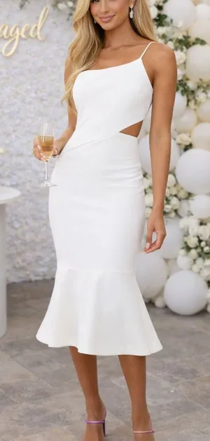 LIKELY‎ Fina Midi Dress size 0 engagement bridal graduation thumbnail 1