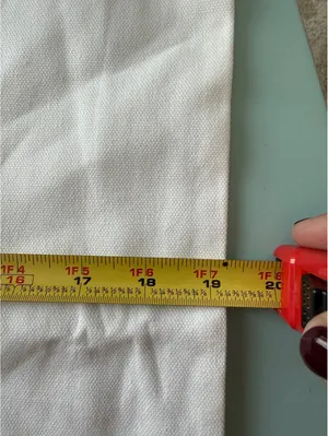 Vince White Cotton Dust Bag with Drawstring Closure thumbnail 7