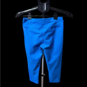 Fabletics blue Cropped Athletic Compression Leggings Size xsmall thumbnail 2