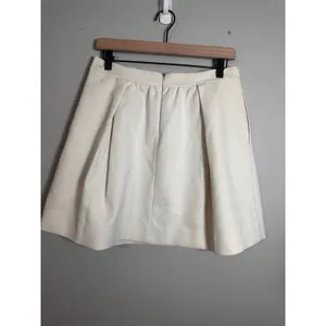 J.Crew Ivory Pleated‎ A-Line Mini Skirt Size 6 Off White 41460 SP13 Womens thumbnail 3
