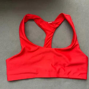 Alo Yoga Airlift Advantage Racerback Bra Red Hot Summer M thumbnail 2